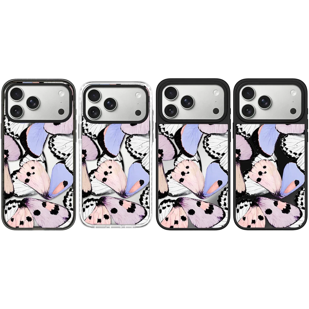 6061715 Acrylic / Mirror Magnetic Case: Compatible with IPhone 17 16 15 14 13 12 Pro Max 17 Air