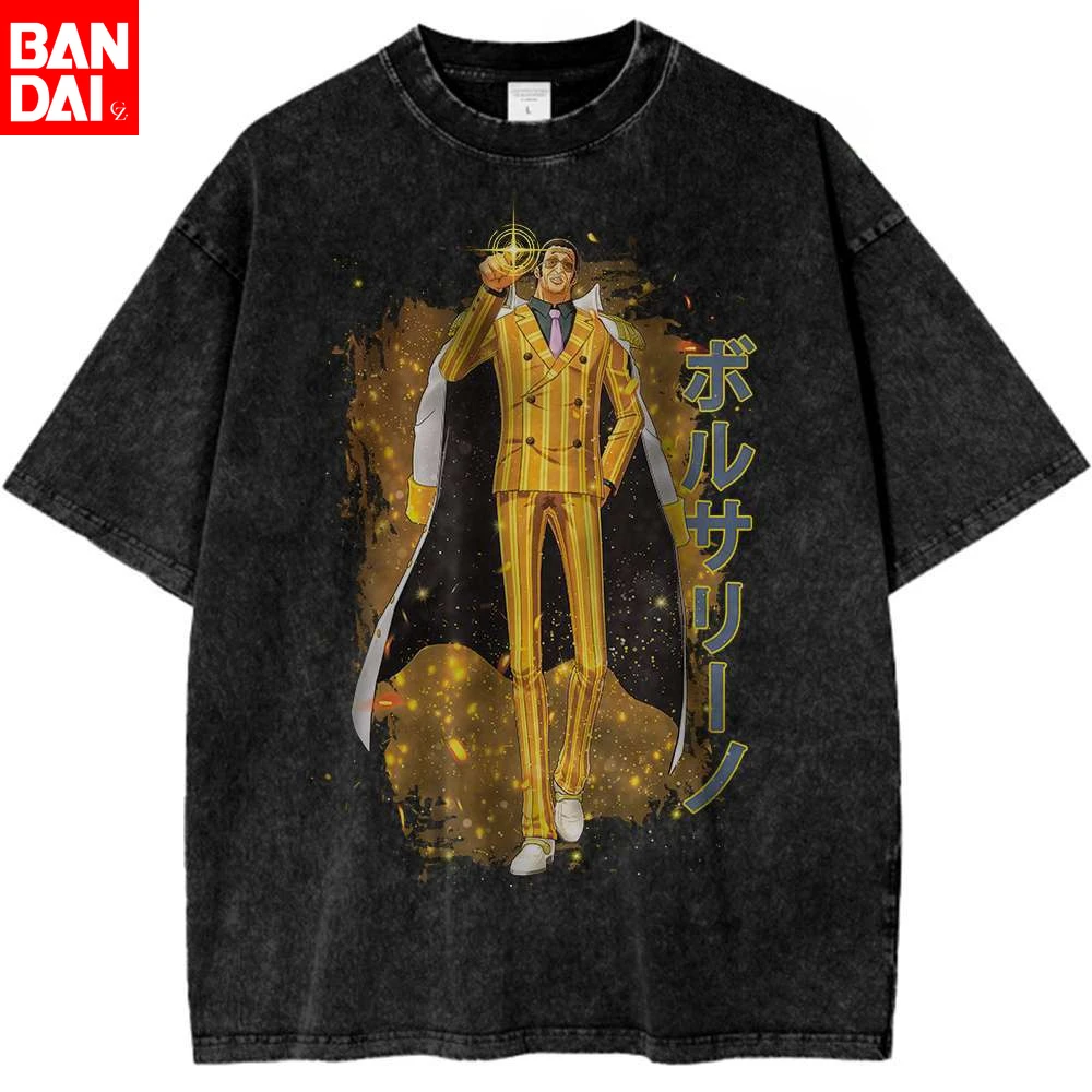 

One Piece Brook Skull Print T - Shirt Men Women Casual Crew Neck Short Sleeve Summer Tee