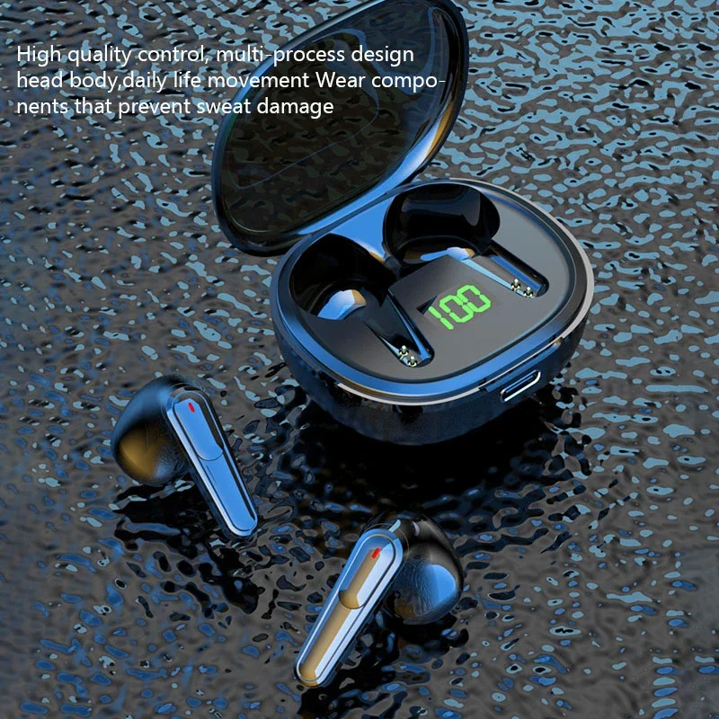 Original  Earphone Bluetooth 5.3 TWS Wireless Headphones Sports Earphone LED Display Gaming Headset with Microphone Earbuds