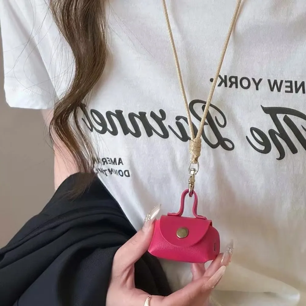 

Новый кожаный висячий кошелек для монет, ожерелье, подарки, кулон, сумка для наушников, женское ожерелье, женское ожерелье