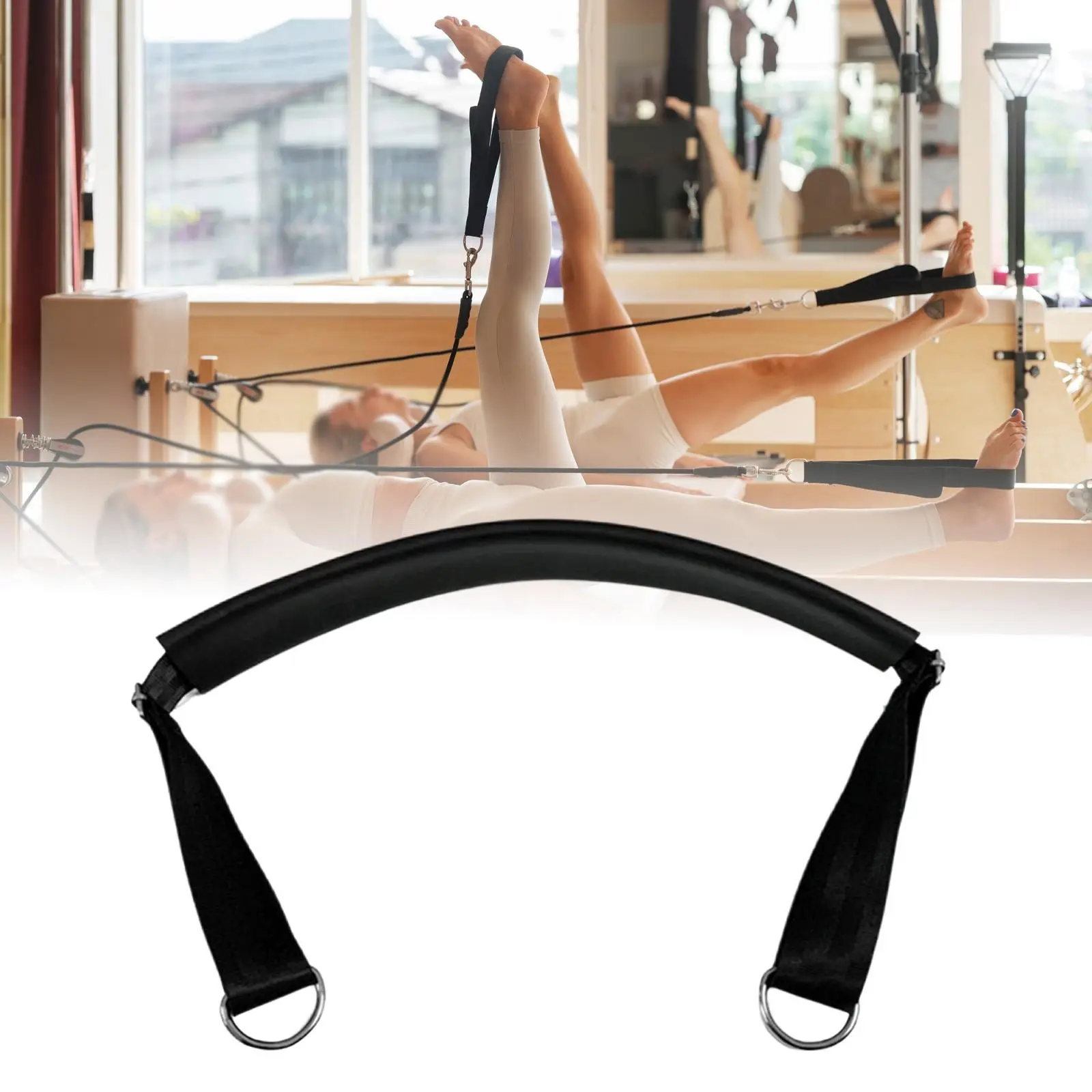 Correa para Reformer de Pilates, Longitud Ajustable, Equipo de Ejercicio Portátil para Mujeres, Kit de Accesorios para Yoga y Pilates