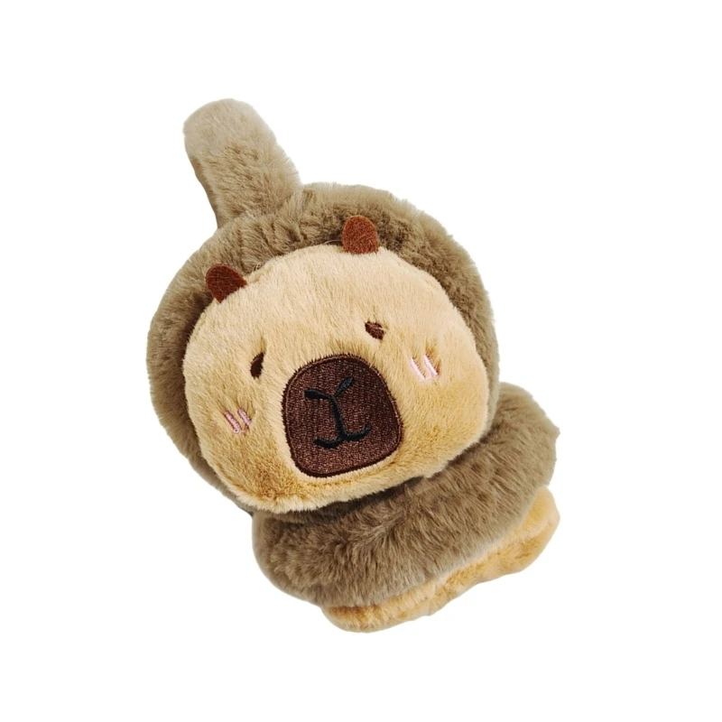 Fun Cartoon Plush Ear Muffs for Kids and Adults Soft Foldable Earflaps