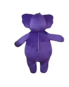 New Adult Hot Sale Purple Elephant Mascot Costume Christmas Fancy Dress Halloween Mascot Costume Free Ship