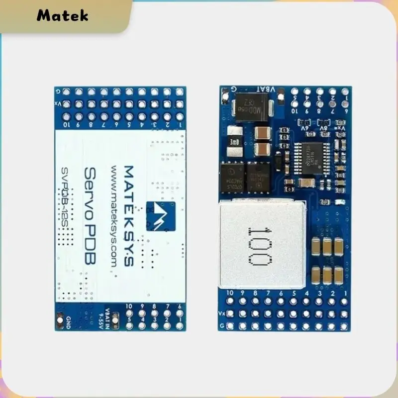 MATEK SVPDB-12S SERVO PDB with 12A BEC 9-55V TO 5/6/8V Power Distribution Board for RC Airplane Fixed-Wing Servo DIY Parts