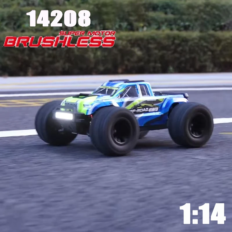 Mjx Hyper Go 14208 1:14 Brushless Four-Wheel Drive Remote Control Car High-Speed Drift Racing Car Off-Road Vehicle Model 2.4g