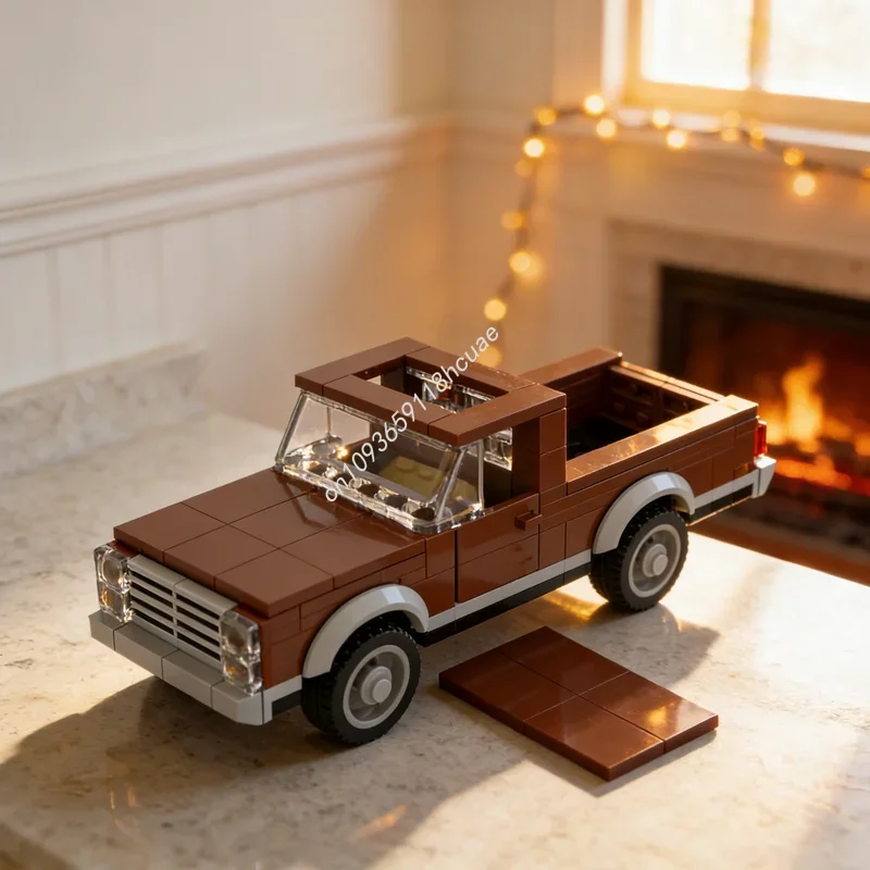 

160pcs MOC Chevy Squarebody City Model Building Blocks Construction Assemble Christmas Gifts Creative DIY Idea Toys Education