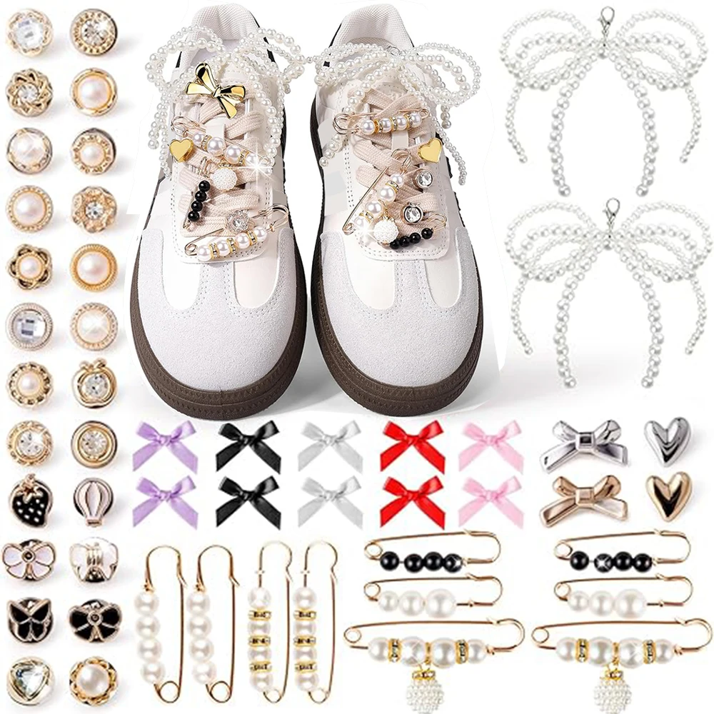 50pcs Shoe Charms for Sneakers & Accessories,Junk sock pendants,Jibbitz charms for crocs- DIY Shoe Lace Charms for Women