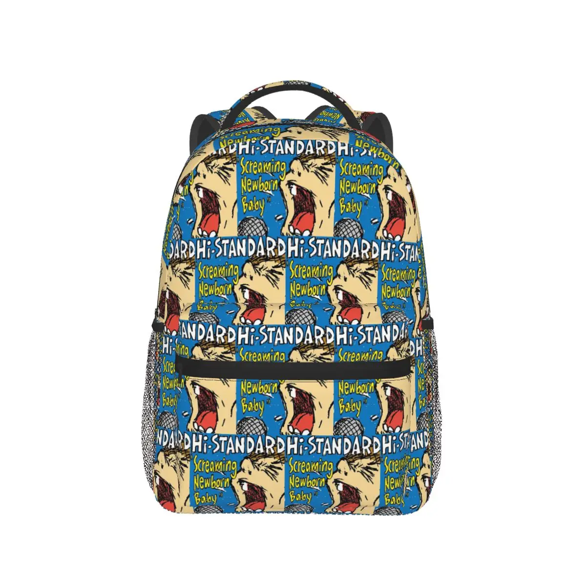 

Hi Standard Punk Rock Band Backpack Hot Sale Daypack Large Capacity Kids BookBag School Bag Shoulder Bags for Men Women
