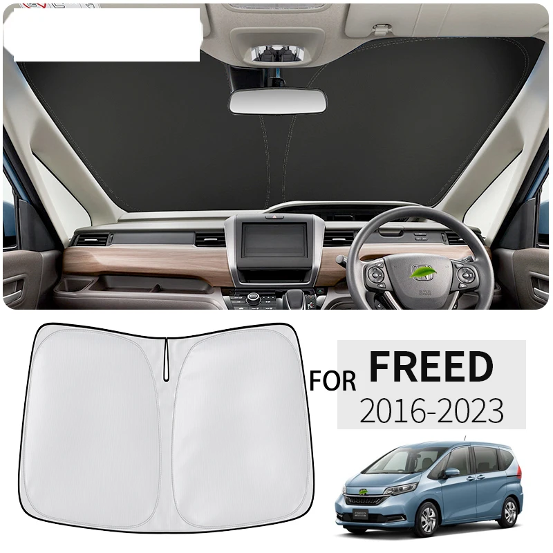 For Honda Freed GB5 GB6 GB7 GB8 2016-2023 Front Window Sun Shade Car Styling Nano-Insulat Windshield Sunshade Visor Accessories