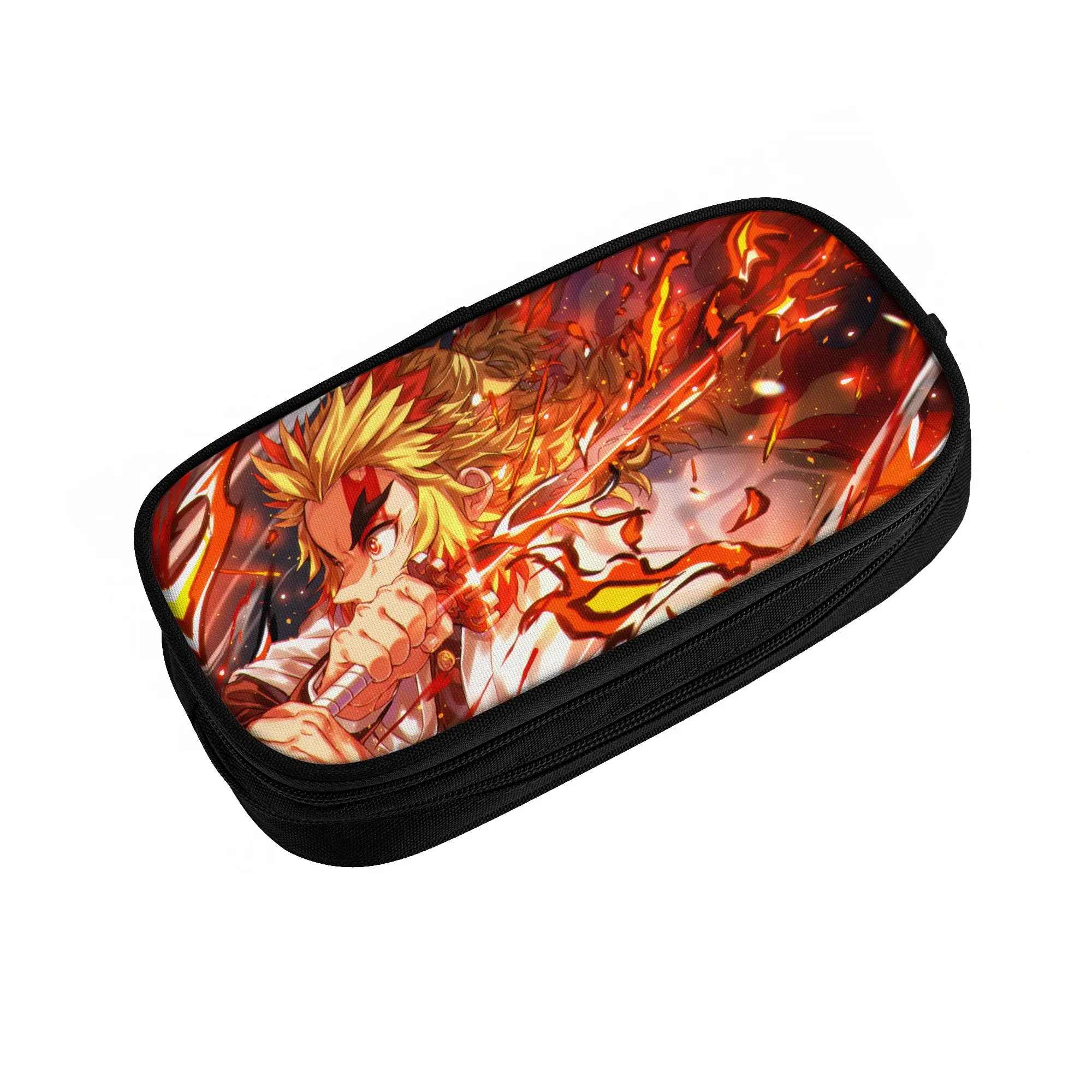 Maßgefertigte D-Demons Slayers Federmäppchen für Mädchen und Jungen Große Aufbewahrung Japanische Manga Stiftbox Tasche Schulbedarf