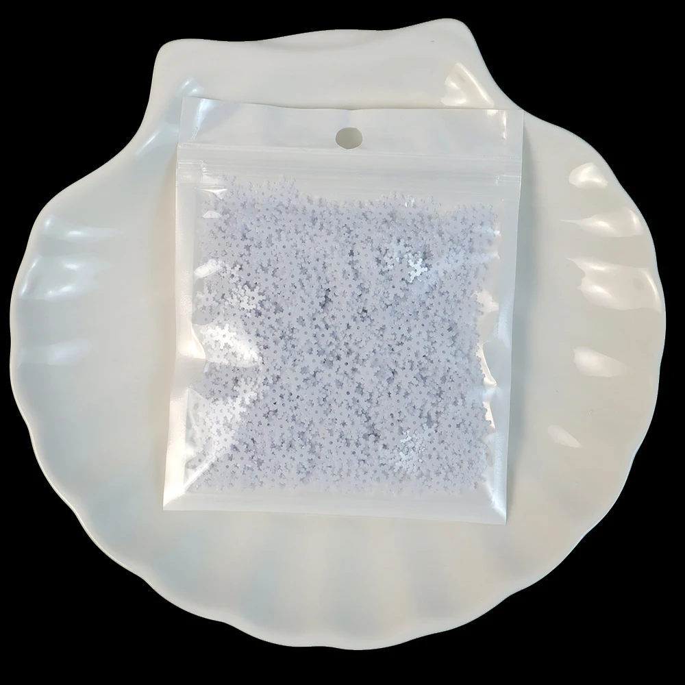 20g 8mm Glitzer-Weihnachtsschneeflocken Pailletten Konfetti Künstlicher Schnee Ornamente Weihnachtsdekoration für Zuhause Navidad 2026 Natal – Detail 6