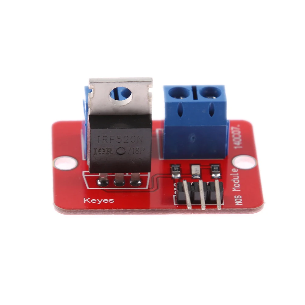 Модуль привода IRF520, 0-24 В, верхняя кнопка Mosfet, модуль драйвера, регулировка ШИМ для Arduino MCU ARM Raspberry Pie