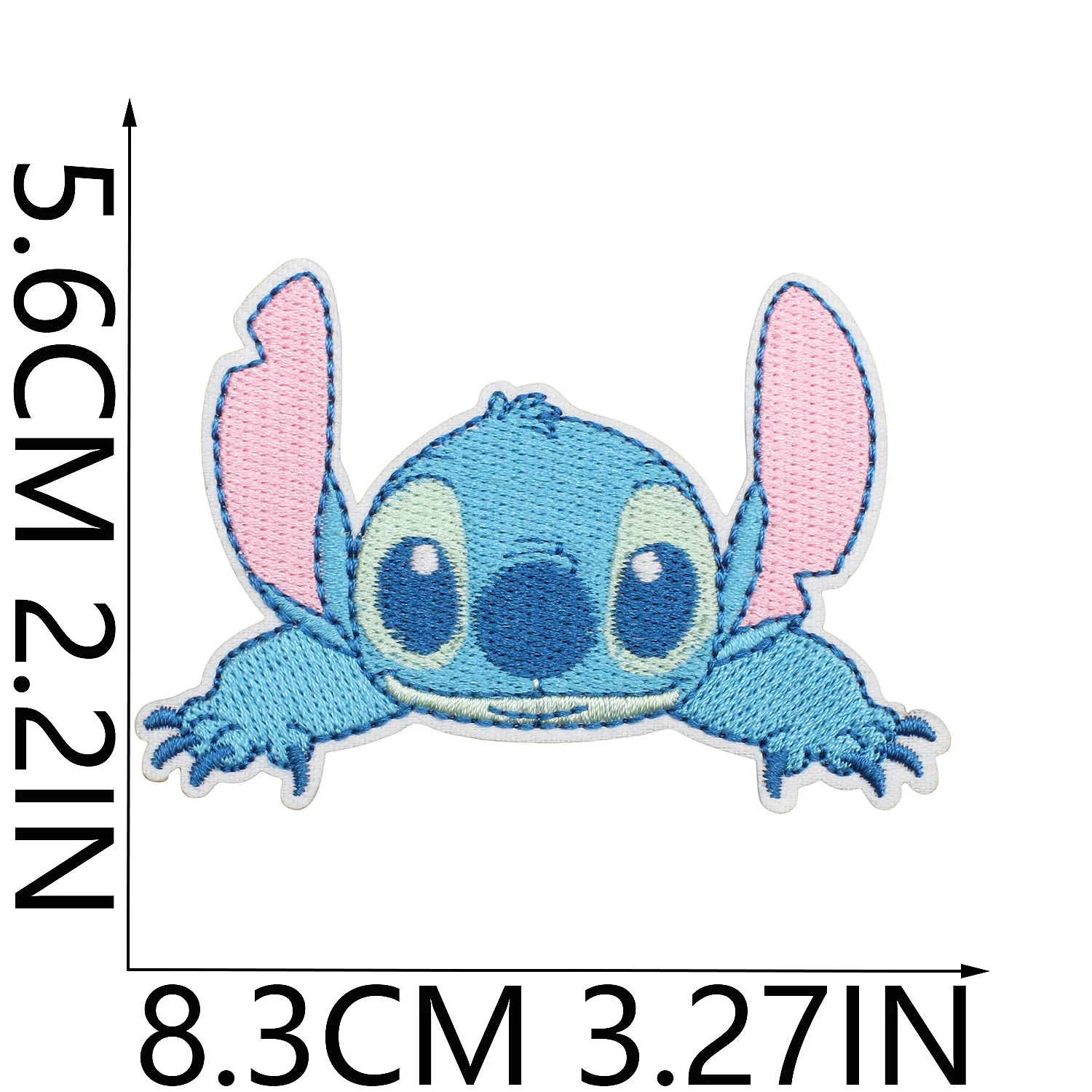 Lovely Blue Monster Patch Animals Embroidered Patches On Clothes Iron On Patches For Clothing DIY Patch Jackets Sew Stickers