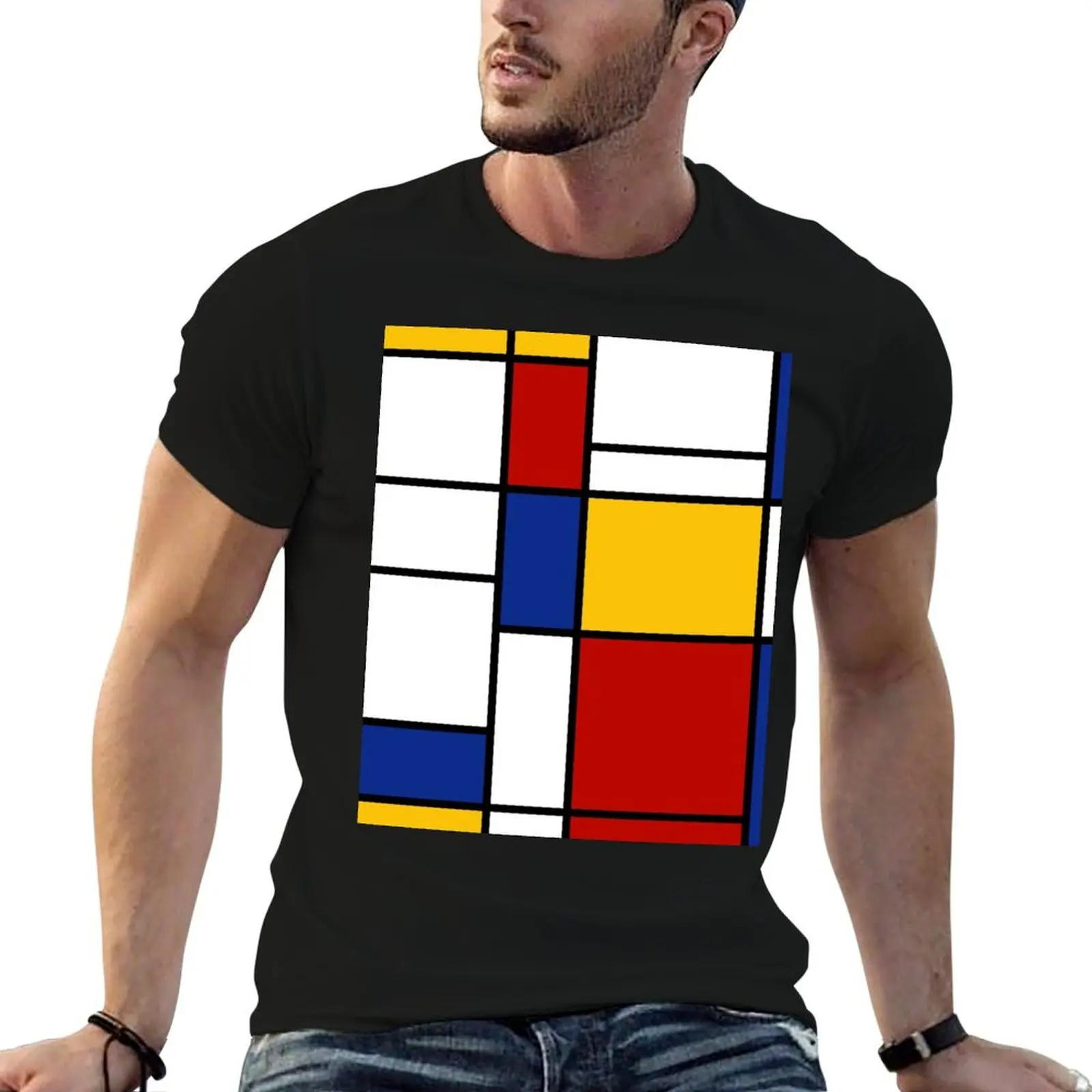 

Stijl (Mondrian De shirts T-Shirt funny t #2 Inspired) for graphic shirts man man t