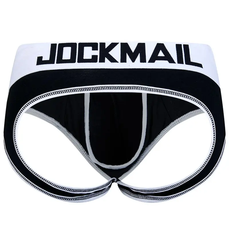 Tanga Sexy con espalda descubierta para hombre, suspensorio, lencería erótica, calzoncillos con bolsa para pene Gay