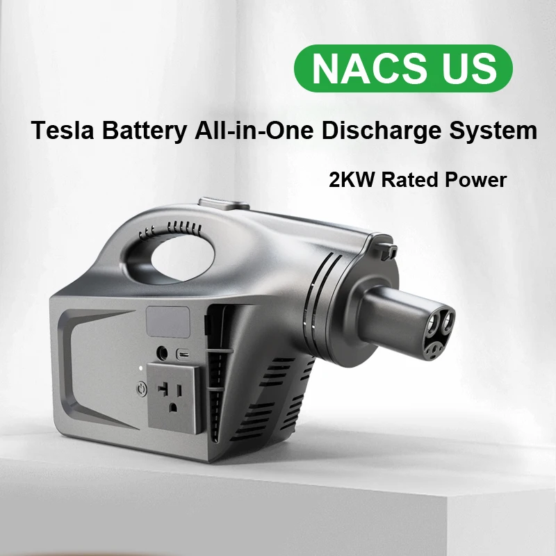 2KW discharge all-in-one machine for Tesla Designed to run small electrical devices camping,  photography outdoor work