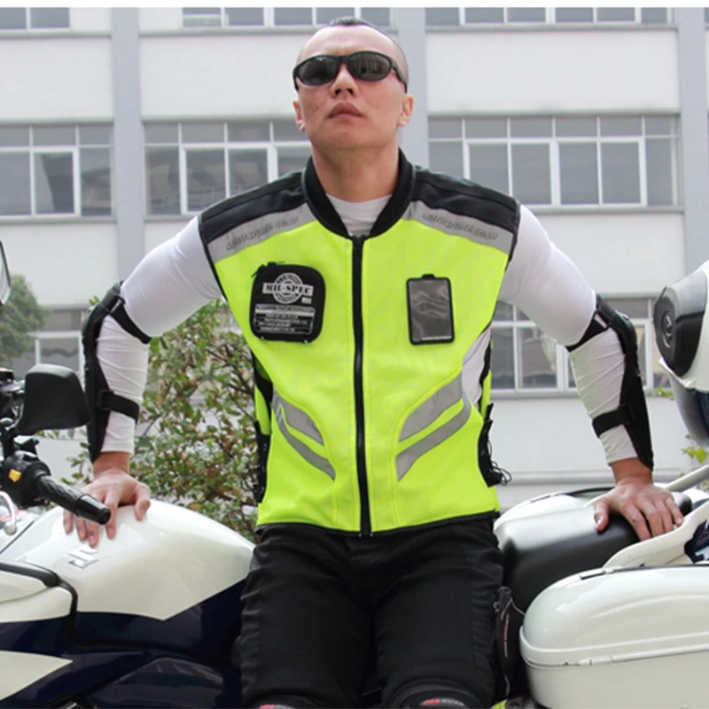 Motorcycle Reflective Jacket men woman motorcycle jackets Visible Reflective Warning Cloth Vest JK22 Reflective Safety Clothing