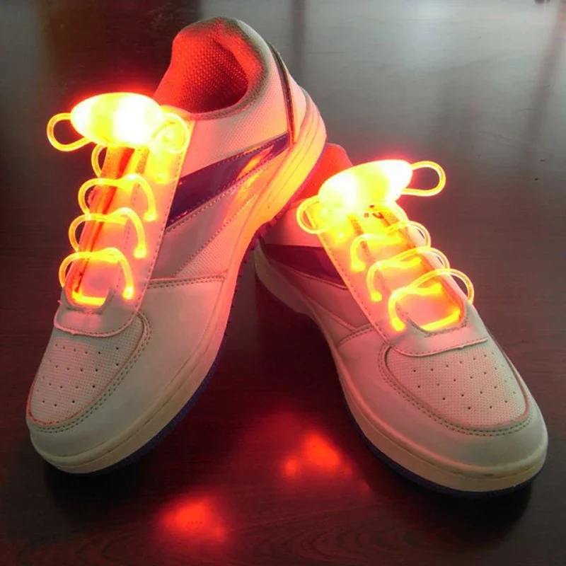 1Pcs Multi-Color Neon LED light Shoe laces Shoes Strap Glow Stick luminous Shoelace Accessories Party Supplies