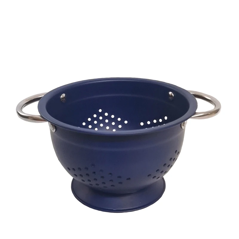 سلة تصريف من الفولاذ المقاوم للصدأ سلة فواكه أجانب تستخدم أيضًا لتناول الفواكه والخضروات سهلة وجذابة #5