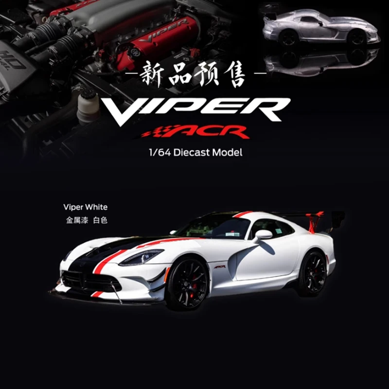 Hone Model Diecast Maßstab 1:64 Viper Mk3 ACR Limited Edition Legierung Automodell Statische Anzeige Sammlung Junge Geschenk Spielzeug Dekoration