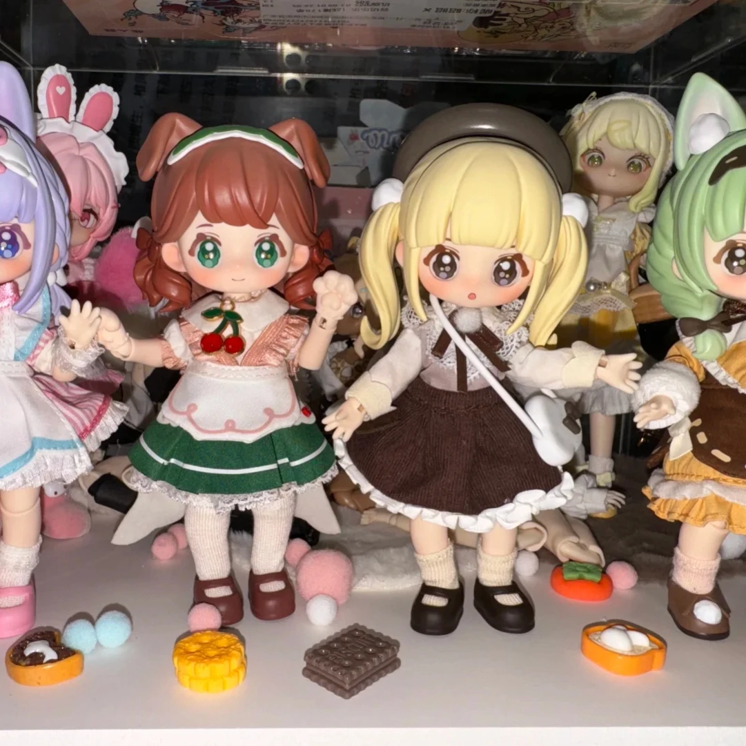 New Genuine Ninizee Dream Town Series Blind Box 12 Points Bjd Garage Kit Movable Girl Ornament Collection Toy Birthday Gift