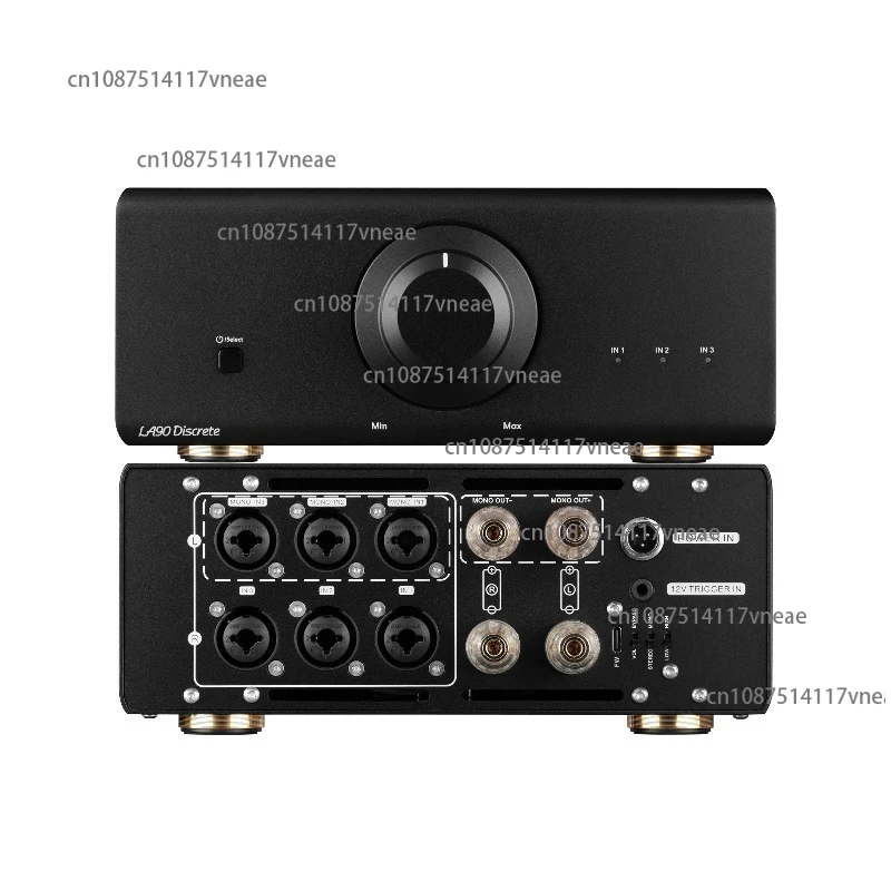 LA90 Discrete Performance Discrete Power Amplifier Hi-Res 3*XLR/TRS Inputs 2 Step Gain Settings Stereo/Mono Mode Amp