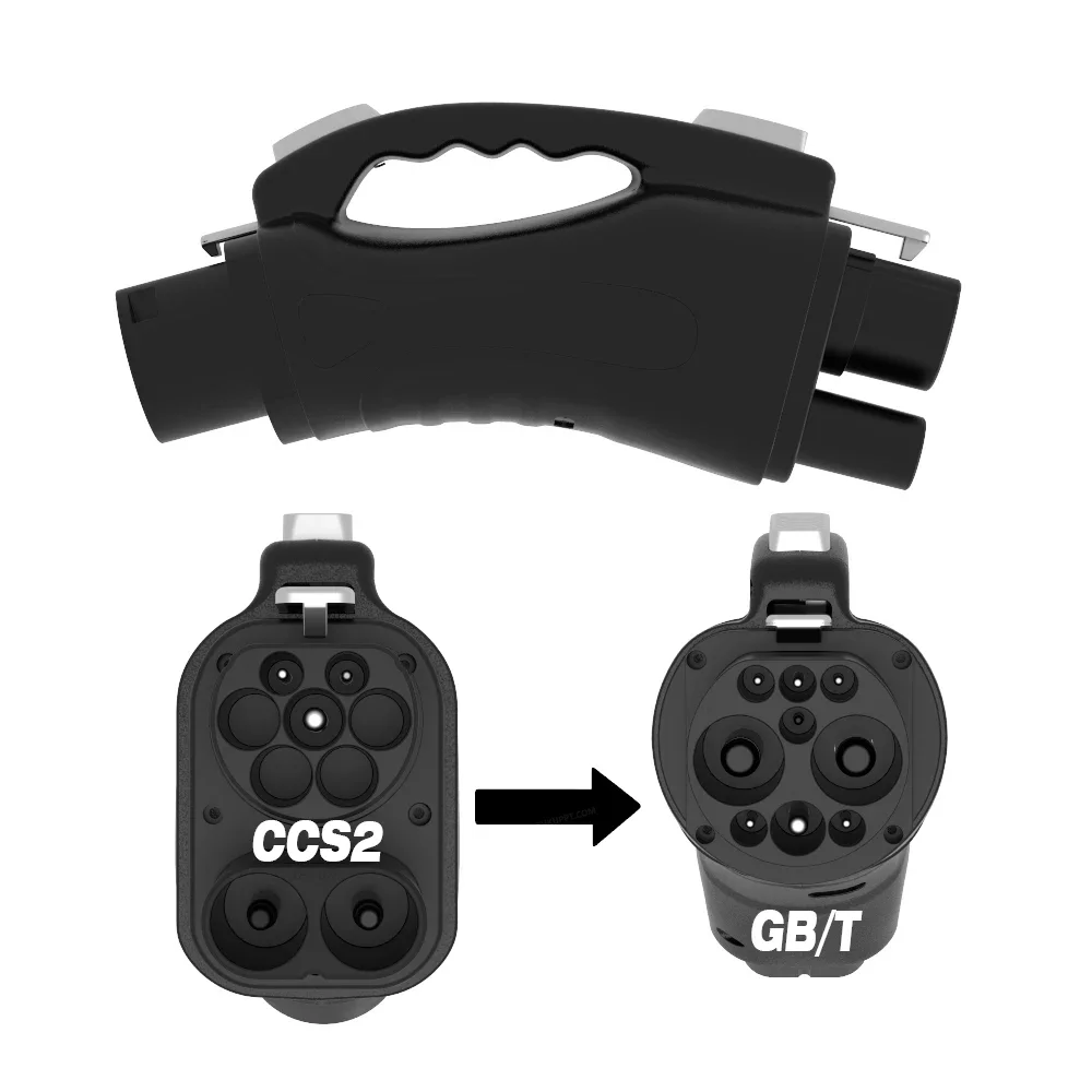 CCS2 to GBT Electric Vehicle External Adapter Durable Converter CCS2 to GBT Electric Vehicle Charger Converter