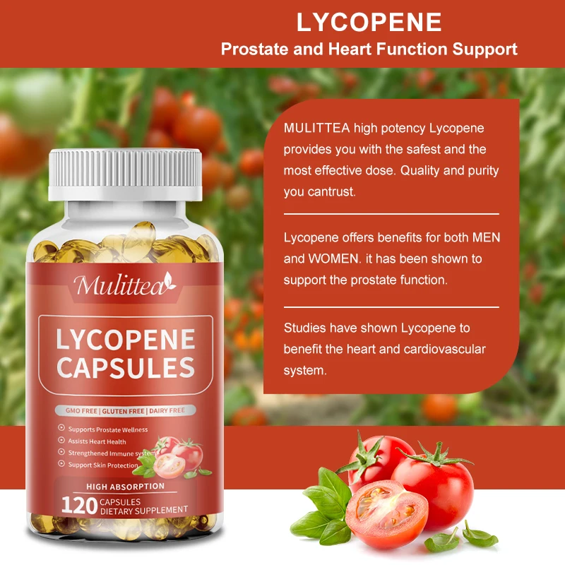 Mulittea Lycopene Capsules Prostate Health for Men