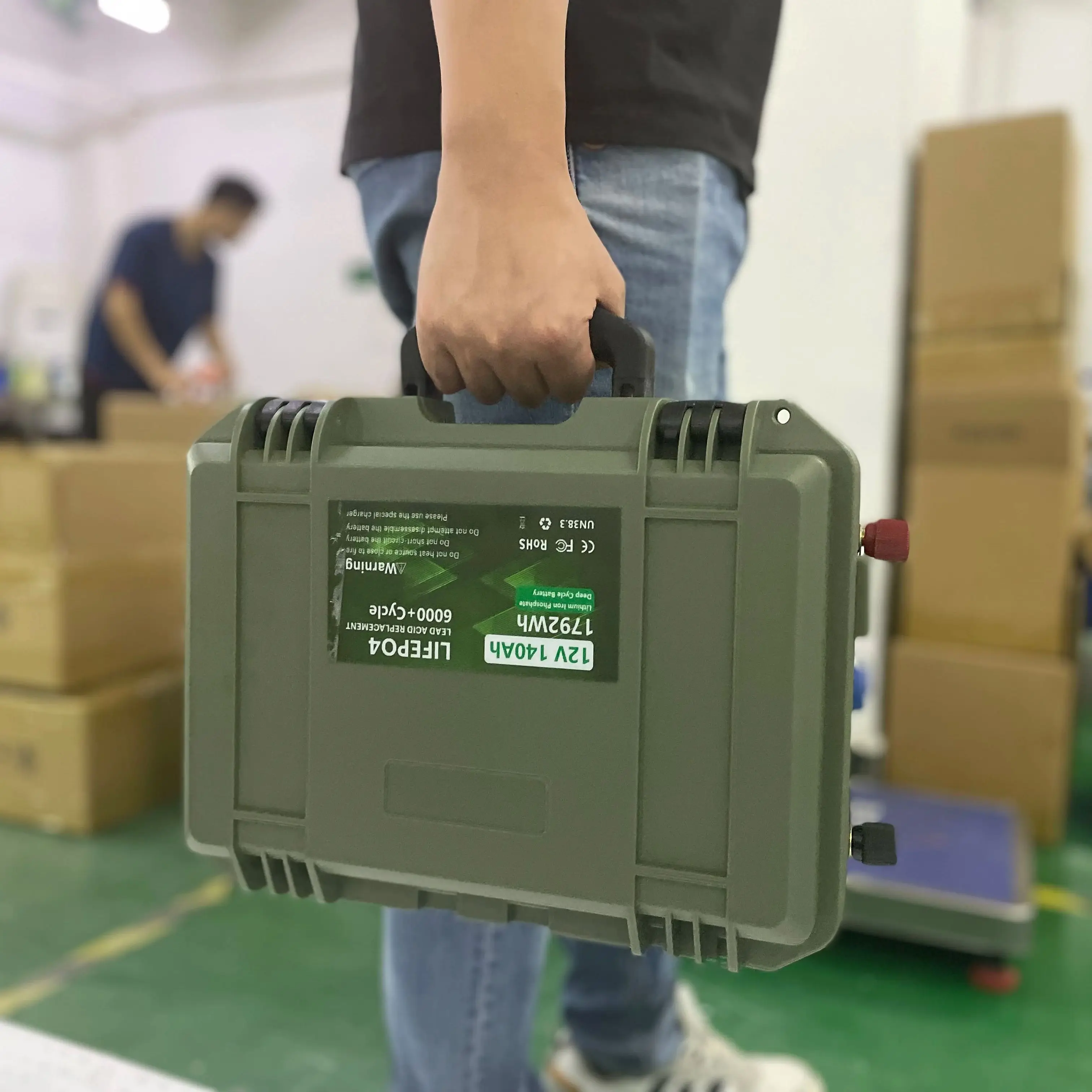 LiFePO4 Battery 12V 200Ah 140Ah Fishing Boat 24V 100Ah Lithium Battery Bluetooth BMS 6000+ Cycles IP