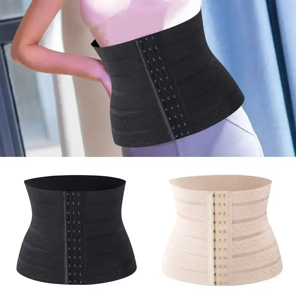 Women Body Shapewear Tummy Slimming S M L XL XXL Black Belly Band Shaping Shaper Corset Postpartum Flat Belly Postpartum Corset