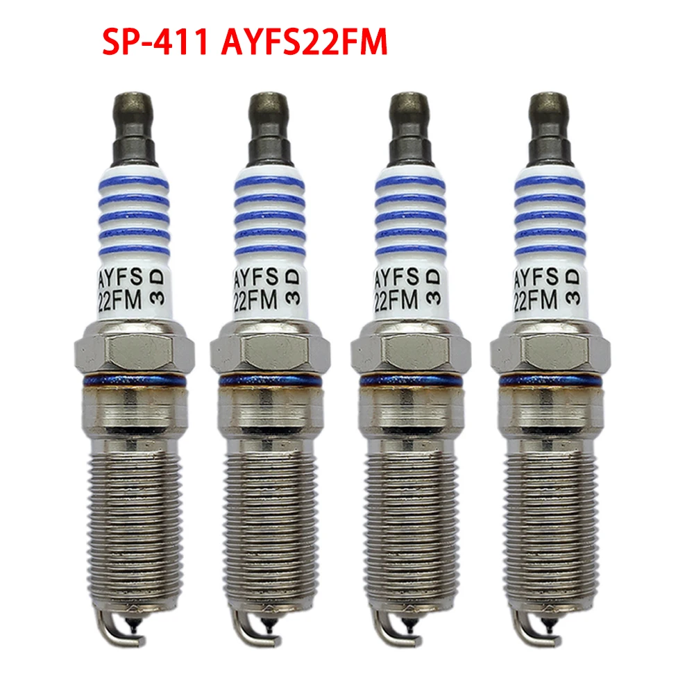 

4/6Pcs Iridium Spark Plug SP-411 AYFS22FM for FORD EDGE FUSION FLEX TAURUS MAZDA 3 5 6 CX-7 CX-9 2.3L 2.5L 3.5L 3.7L LINCOLN