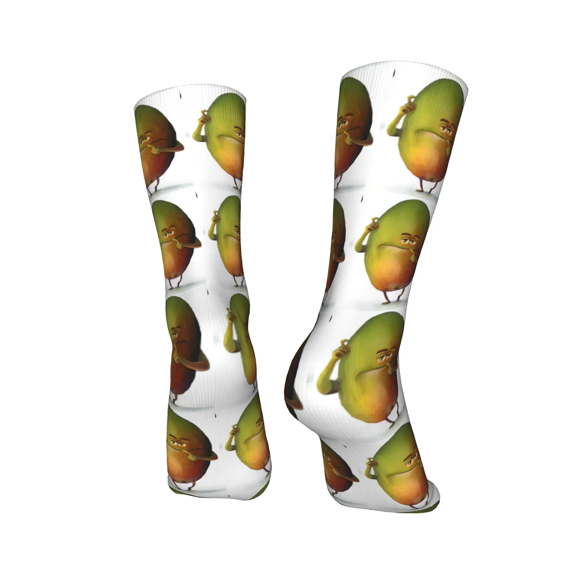 مضحك سخيف AI المانجو الجنرال Z ميمي الدماغ الفكاهة الفاكهة عشاق جوارب الكبار الرجال الجوارب جوارب ناعمة الخريف عدم الانزلاق نمط الجوارب
