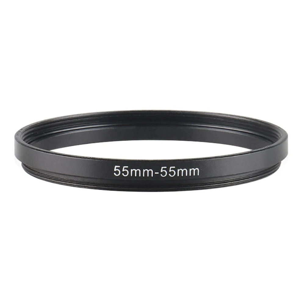 Anillo adaptador de Metal para filtro de lente de cámara, conjunto de anillo de aumento de 55mm-55mm, 55-55mm, 55-55mm