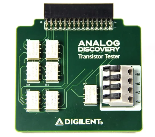 

410-413 Transistor Tester for Analog Discovery: Enables Char