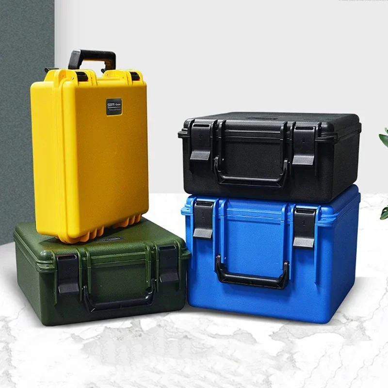 Plastic Toolbox Hard Case Large Tool Organizer Box Waterproof Multifunctional Safe Suitcase Parts Foam Tools Equipment Boxes