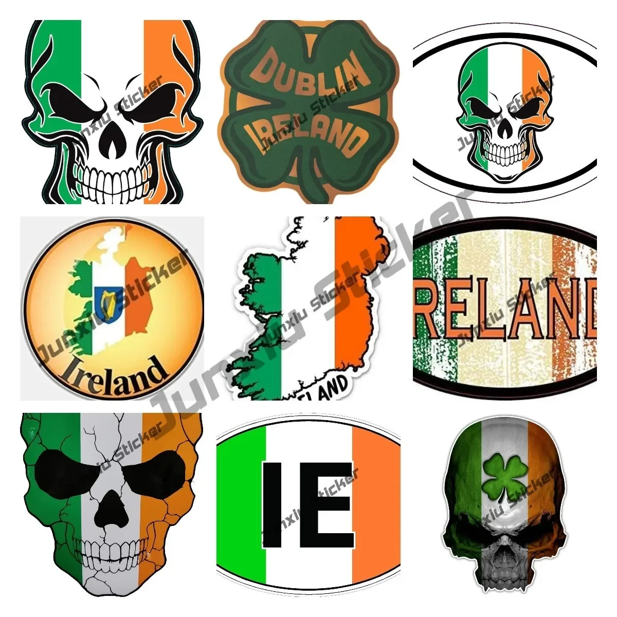 

Ireland Decal Flag Sticker Cars Pickup Window Truck Decor Waterproof