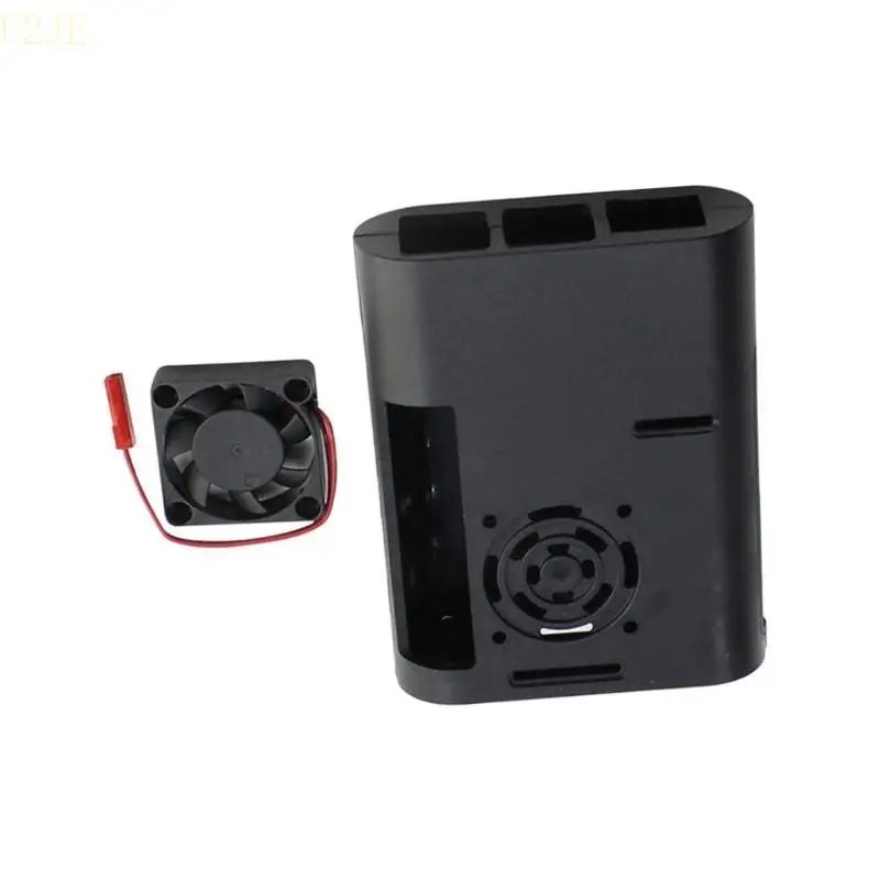 Case U2JE ABS для RPI 5b с охлаждающими вентиляционными радиаторами для охлаждения охлаждения охлаждающих вентиляторов RPI5