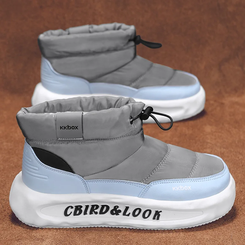 2026 الرجال شتاء جديد أحذية الثلوج مقاومة البرد الباردة واقية مقاوم للماء مكدسة سميكة القدم أحذية قطنية #2