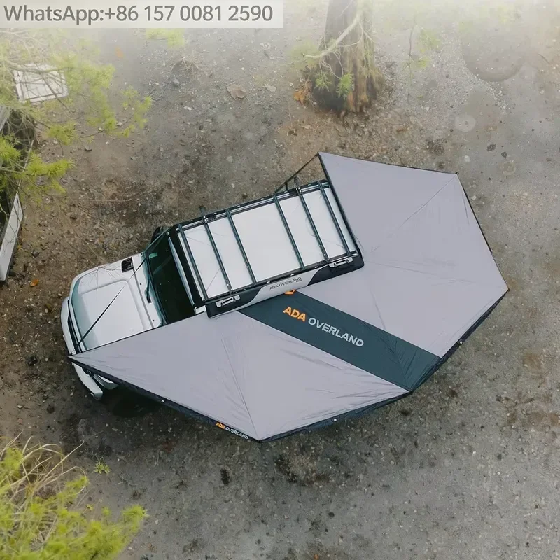 ABS Hard Shell Car 270 Degree Side Free Standing Outdoor Awning Roof Top Tent for 4x4 Truck Car Side Awning Tent