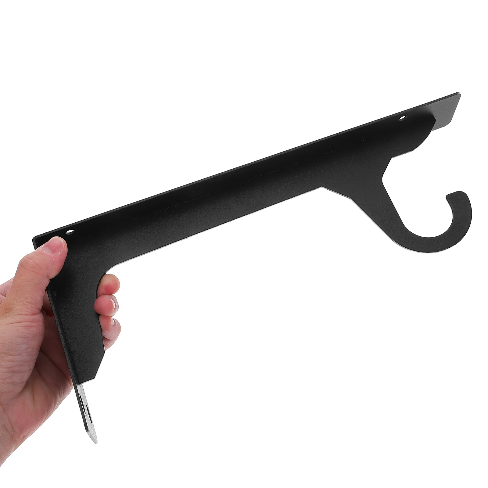 1 زوج الثقيلة خزانة قضيب قوس الثلاثي الجرف دعم هوك الحائط رف معلق حامل الرف للمطبخ #5