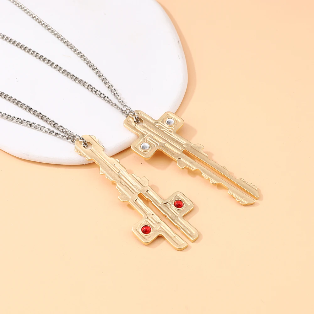 جديد فيلم مهمة مستحيل 7 توم تأثيري قلادة الكبار للجنسين AI مفتاح قلادة المختنق ملحقات السلسلة هدية الدعامة #5