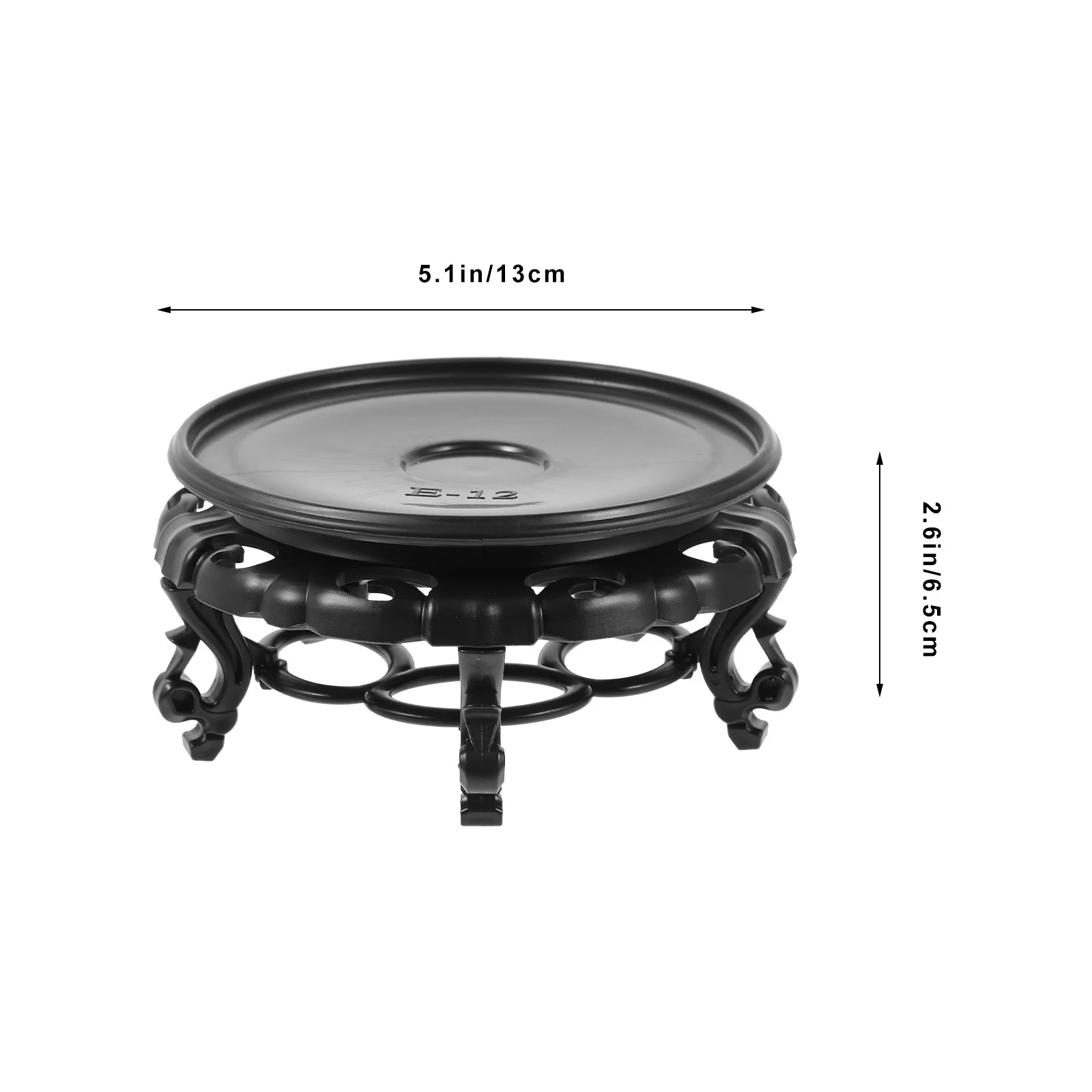 1Pcs Resin Flowerpot Stand Firm Stable Multi-Functional Plant Shelf for Indoor Balcony Floor Desktop Decoration