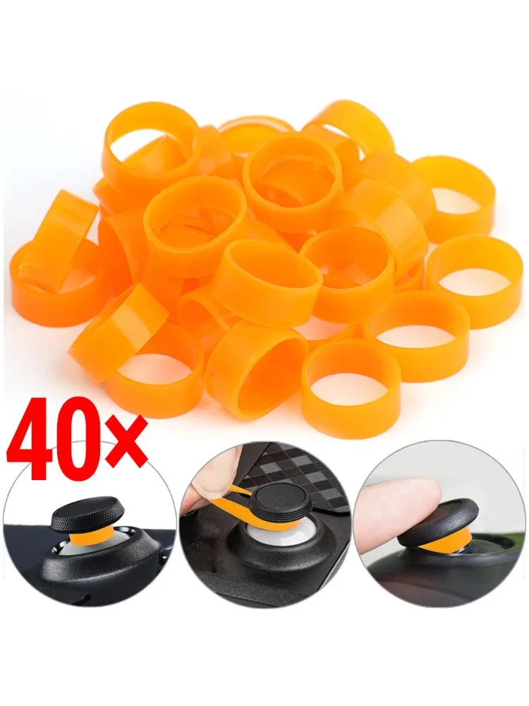 Anneau de protection élastique pour Joystick en Silicone, 8-40 pièces, anneau de protection Invisible pour Steam Deck/PS5/PS4/Switch/Xbox, couvercle d'anneau de contrôleur