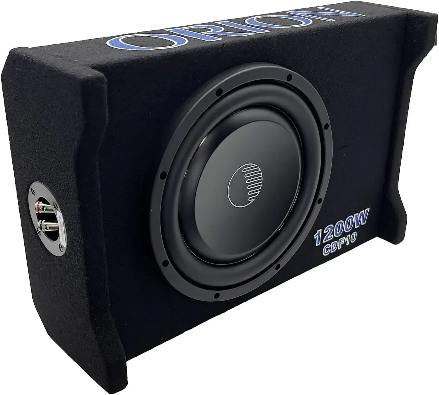Cobalt CDF10 10” Passive Down-Firing Subwoofer Enclosure – 400W RMS/1600W Max, Slim Sealed Sub Box for Cars & Trucks, Low-Profil