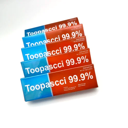Imagen 2 del producto 2025 nuevo Original Toopascci 99.9% crema de tatuaje antes de la cirugía maquillaje semipermanente belleza cuerpo cejas delineador de labios 10g