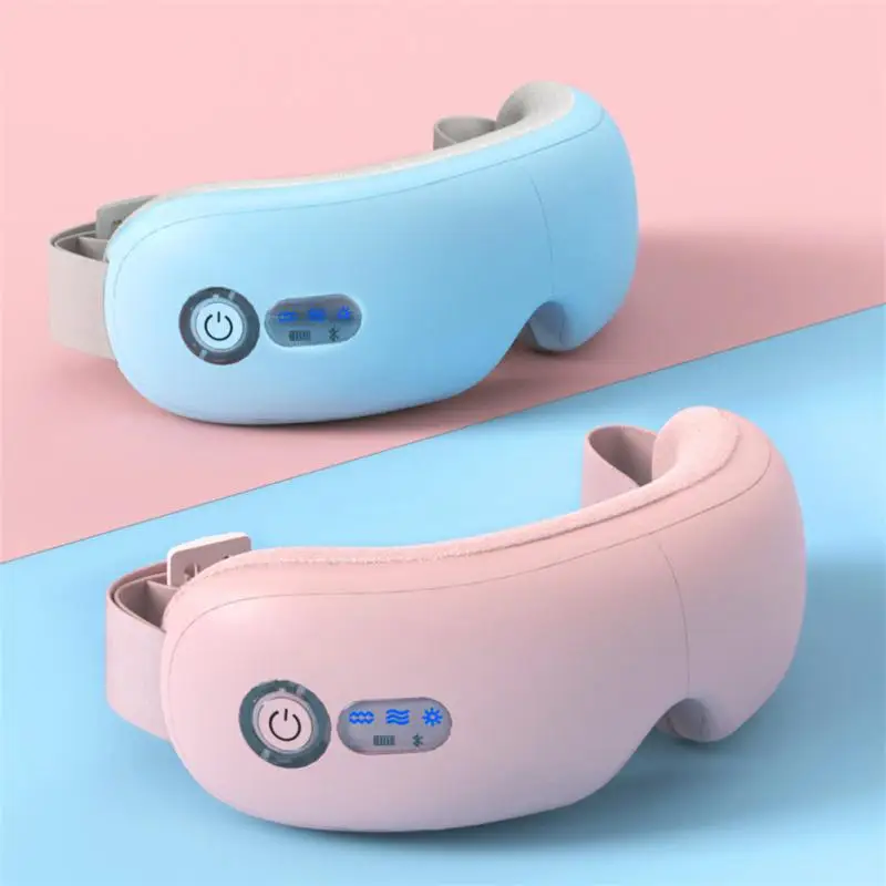 Rechargeable Smart Eye Massager Facial Massager Bluetooth Music Foldable Air Pressure Heating Massage Relaxation