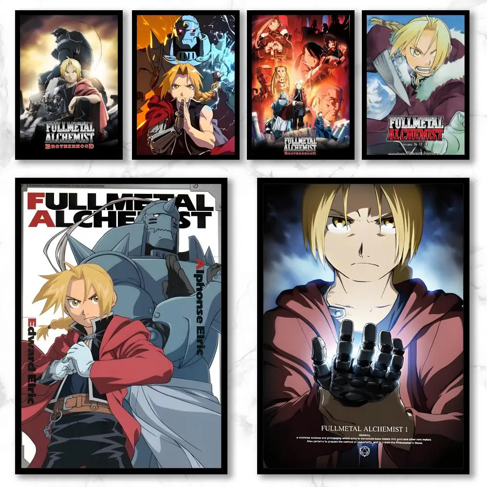 Movie F-Fullmetal Alchemist Poster Graffiti Art Posters, Chic Wall Decor for Home, Studio, Office & Coffee Shop