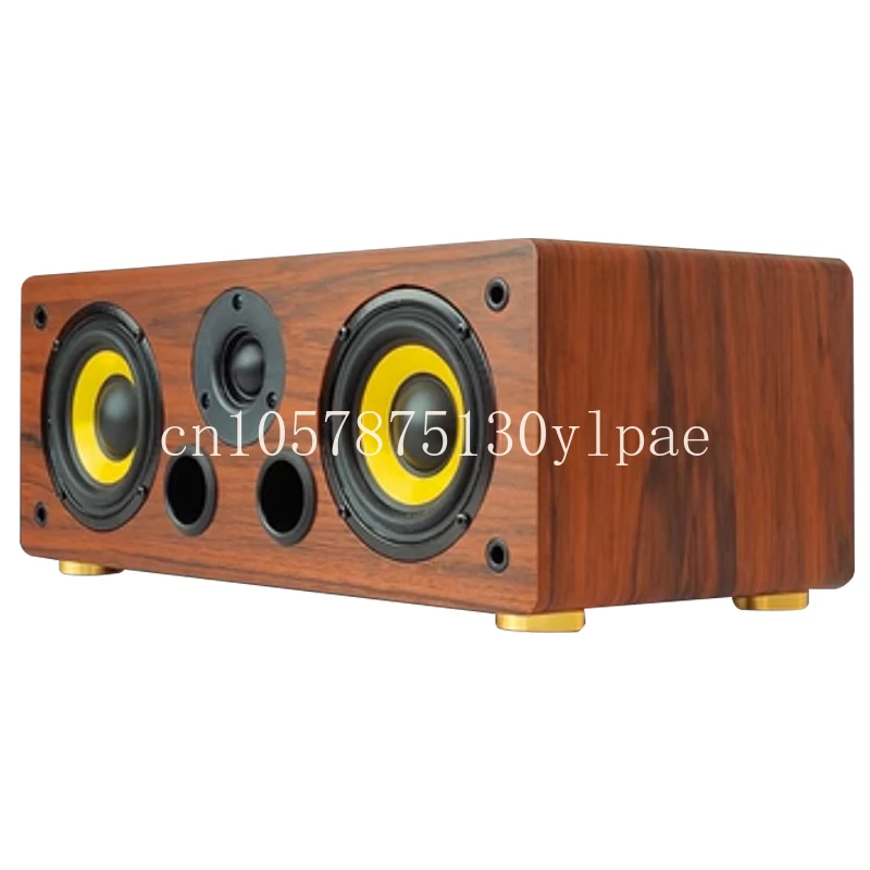 For 4 Inch Center Speaker Two-Way Three Unit HiFi Center Passive Speaker Home Theater High-Fidelity 4 Ohm 60W Audio Sound Box