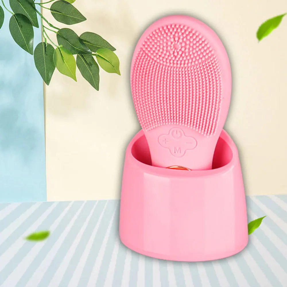 

8 Level Ultrasound Face Cleaner Face Massager Skin Care Facial Electric Facial Cleansing Brushes Silicone Waterproof