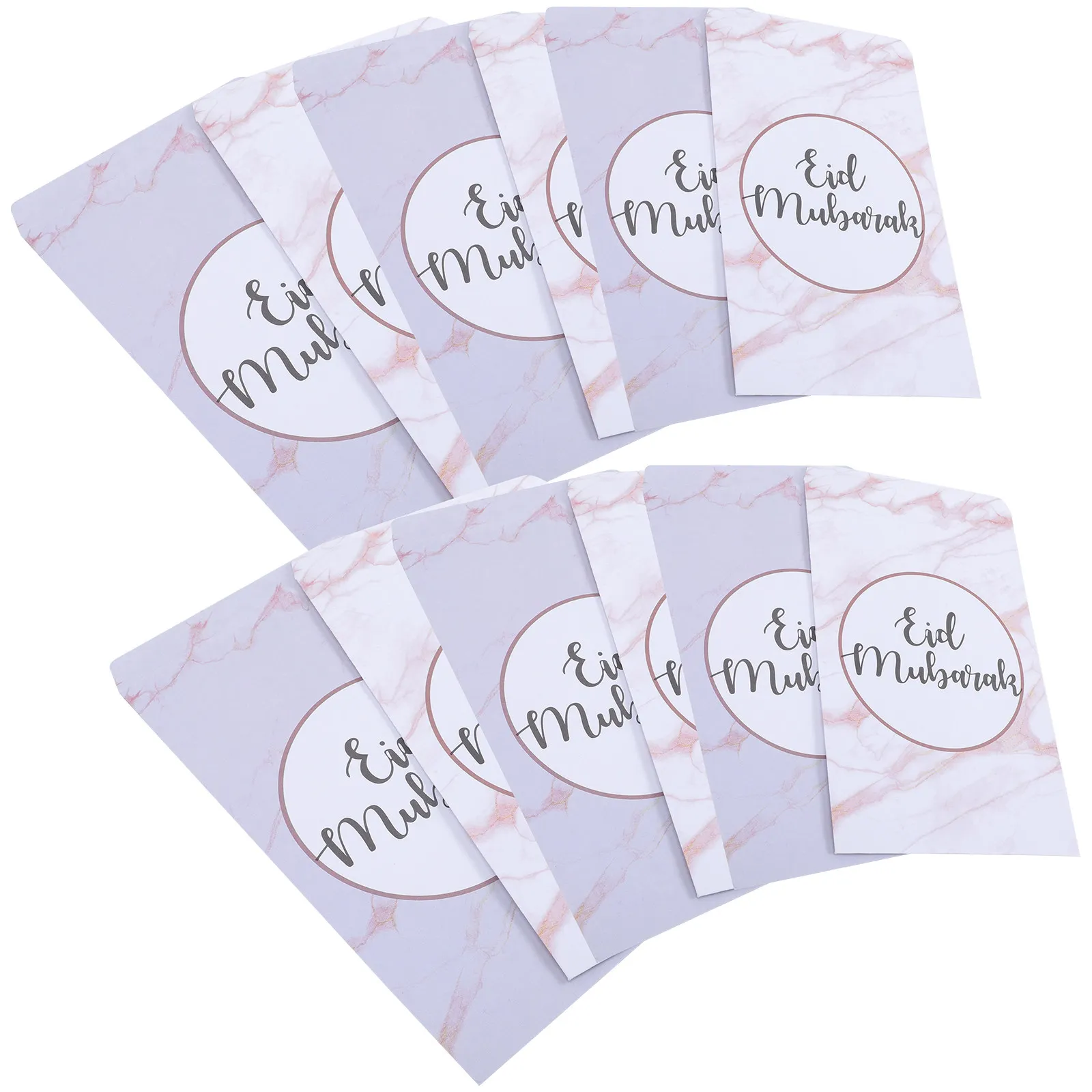 

50Pcs Eid Mubarak Envelopes Paper Colorful Ramadan Cash Gift Holder Money Cards Holder Festival Decorations Eid Decorations